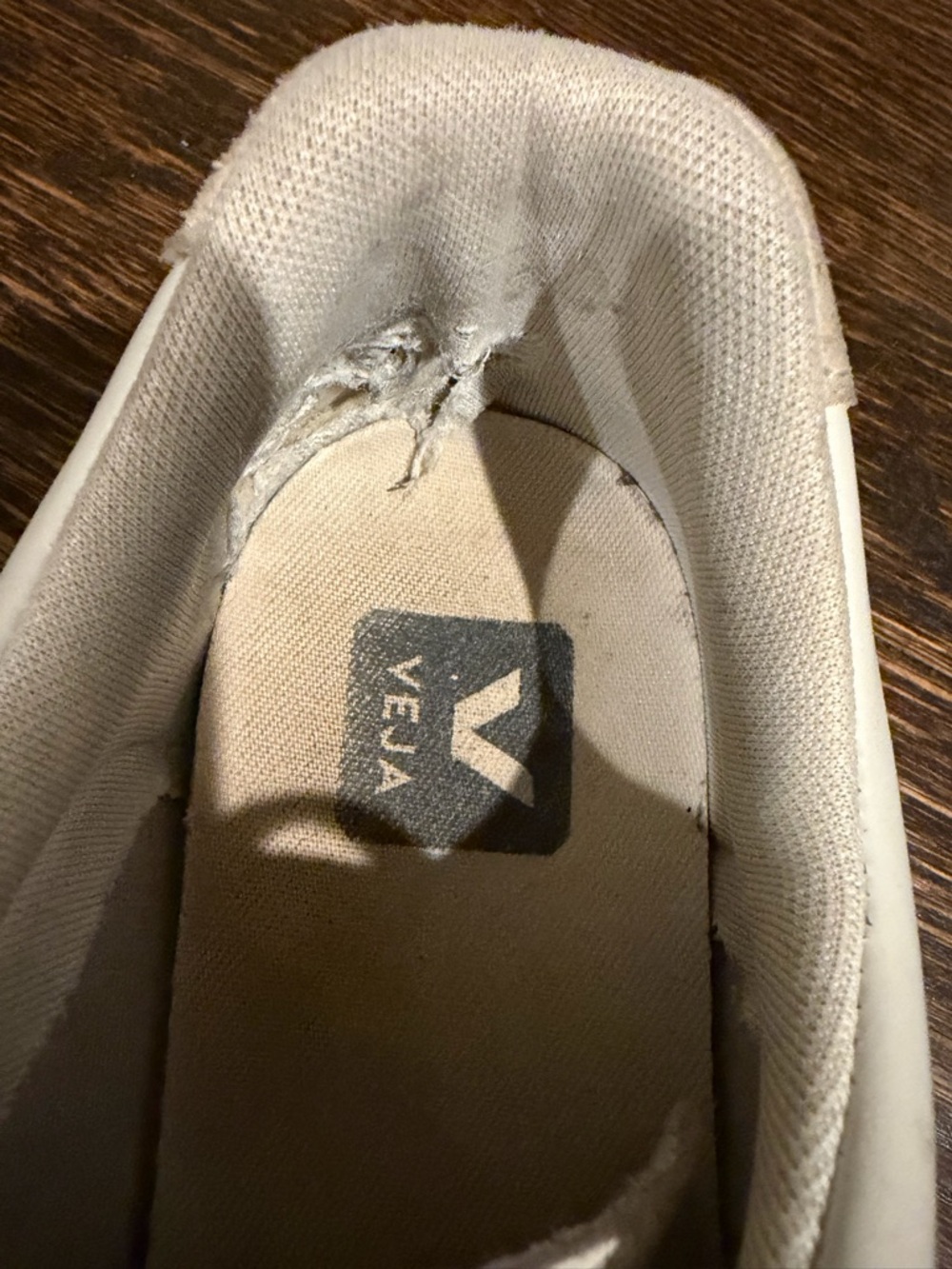 Veja Esplar Leather White Sneaker, Sz 37 (US 6) - Picture 13 of 13